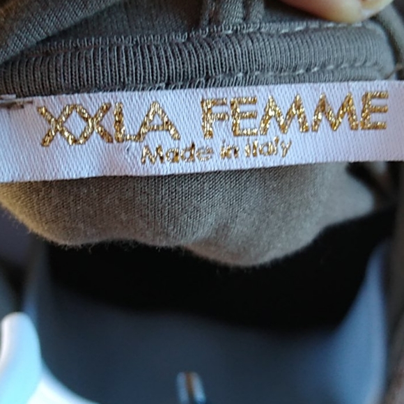 XXLA FEMME Hooded Midi Tunic Zip Up Cardigan M - Picture 7 of 9